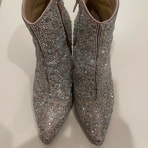 Betsy Johnson Cady Rhinestone boots